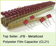 JFB--Metallized Polypester Film Capacitors (CL21) Top popular series