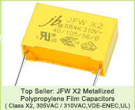 JFW X2 Metallized Polypropylene Capacitors Hot Sale

