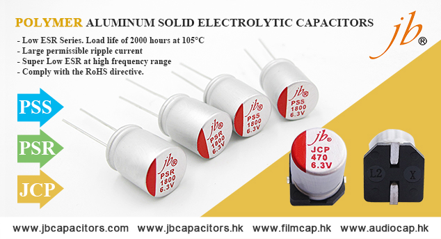 jb Capacitors Polymer Aluminum Solid Electrolytic Capacitors