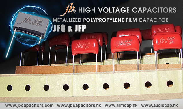 jb High Voltage Metallized Polypropylene Film Capacitor, JFP and JFQ