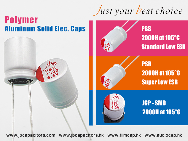 jb Polymer Aluminum Solid Electrolytic Capacitors