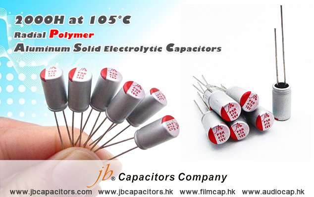 jb Capacitors Company-Radial Polymer Aluminum Solid Electrolytic Capacitors 