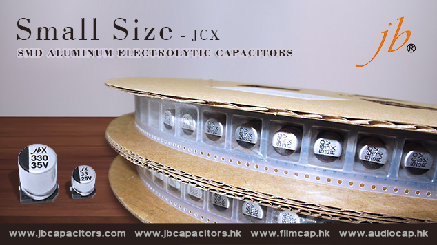 jb Capacitors Company offer Small size SMD Aluminum electrolytic capacitors